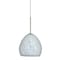 Besa Lighting Bolla Cord Pendant, Carrera, Satin Nickel Finish, 1x40W Candelabra 1BT-412219-SN - alternate 1